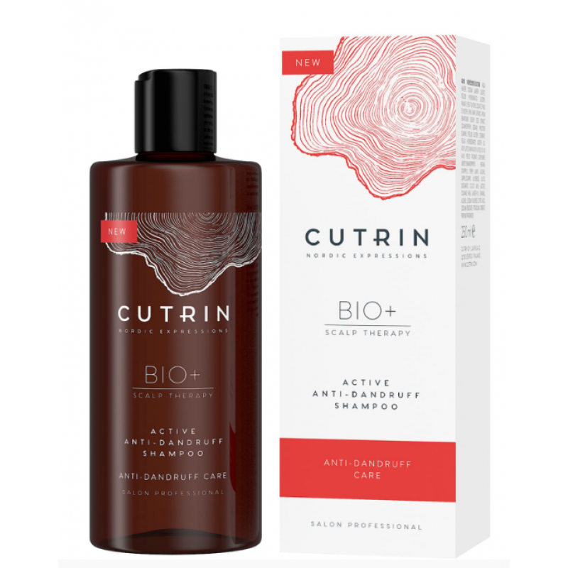 Активний шампунь проти лупи Cutrin BIO+ Active Shampoo, 250 мл Активний шампунь проти лупи Cutrin BIO+ Active Shampoo, 250 мл