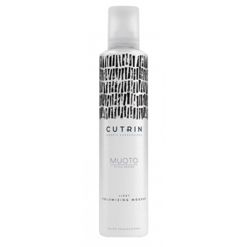 Мус для об'єму легкої фіксації Cutrin Muoto Mousse Light Volumizing, 300 мл Мус для об'єму легкої фіксації Cutrin Muoto Mousse Light Volumizing, 300 мл