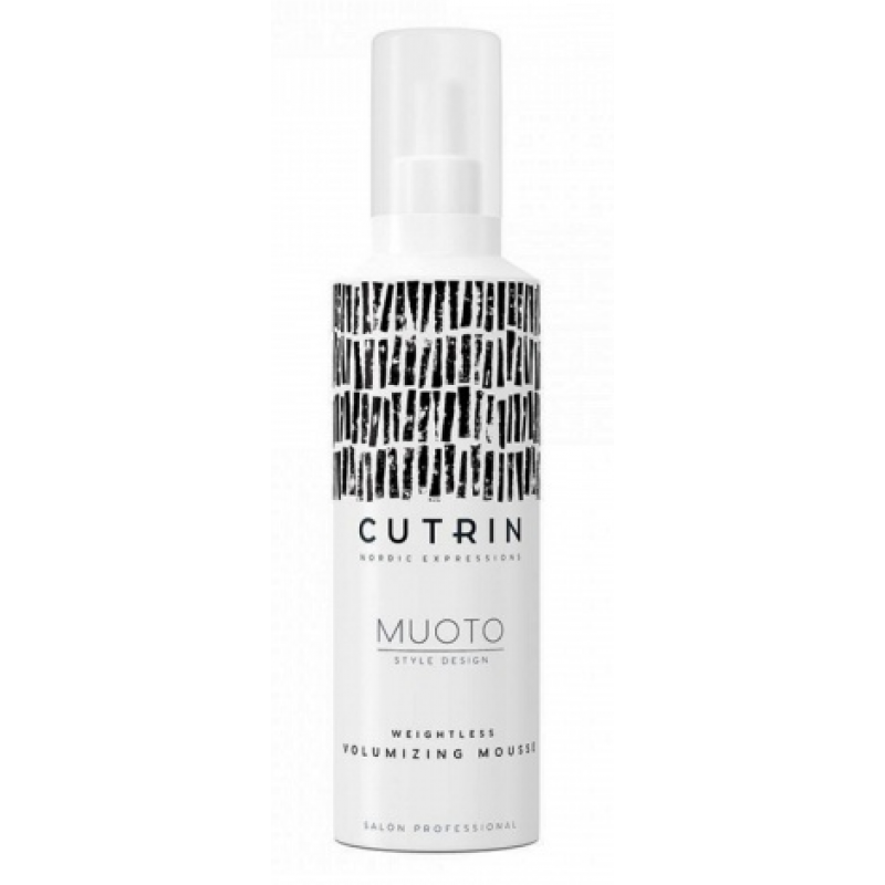 Невагомий мус-спрей для об'єму волосся Cutrin Muoto Spray Less Mousse, 200 мл Невагомий мус-спрей для об'єму волосся Cutrin Muoto Spray Less Mousse, 200 мл