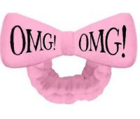 Бант-повязка для фиксации волос DOUBLE DARE OMG! HAIR BAND LIGHTPINK Бледно-розовый
