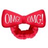 Бант-повязка для фиксации волос DOUBLE DARE OMG! HAIR BAND RED Красный