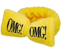 Бант-повязка для фиксации волос DOUBLE DARE OMG! HAIR BAND YELLOW Желтый