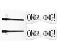 Заколка для волос белая DOUBLE DARE OMG! WHITE Заколка для волос белая DOUBLE DARE OMG! WHITE