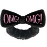 Бант-повязка для фиксации волос DOUBLE DARE OMG! HAIR BAND BLACK Черный