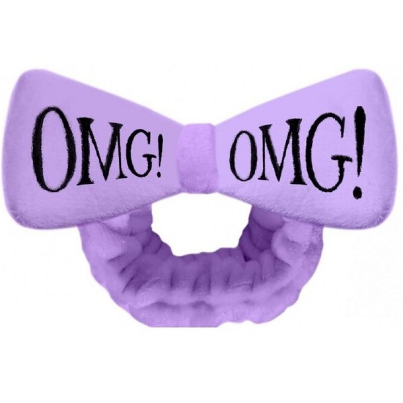 Бант-повязка для фиксации волос DOUBLE DARE OMG! HAIR BAND PURPLE Сиреневый Бант-повязка для фиксации волос DOUBLE DARE OMG! HAIR BAND PURPLE Сиреневый