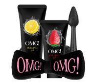 Набор DOUBLE DARE OMG! PEELING & PULLING KIT 2 кислотных пилинга + щеточка массажная для лица + повязка-бант Набор DOUBLE DARE OMG! PEELING & PULLING KIT 2 кислотных пилинга + щеточка массажная для лица + повязка-бант
