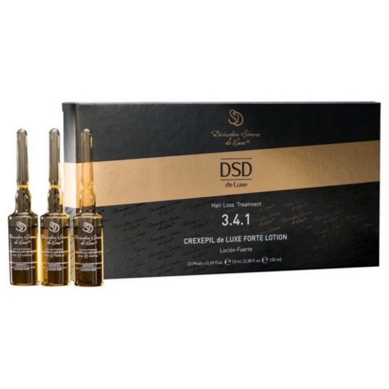 Ампула лосьйон Крексепіл Де Люкс форте № 3.4.1 DSD De Luxe Simone Crexepil de Luxe Forte Lotion, 1 шт 10 мл Ампула лосьйон Крексепіл Де Люкс форте № 3.4.1 DSD De Luxe Simone Crexepil de Luxe Forte Lotion, 1 шт 10 мл