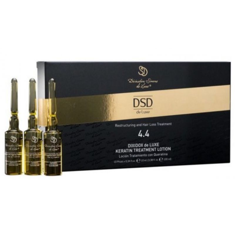 Відновлюючий лосьйон з кератином Диксидокс Де Люкс № 4.4 DSD De Luxe Simone Dixidox de Luxe Keratin Treatment Lotion, 10 шт по 10 мл Відновлюючий лосьйон з кератином Диксидокс Де Люкс № 4.4 DSD De Luxe Simone Dixidox de Luxe Keratin Treatment Lotion, 10 шт по 10 мл