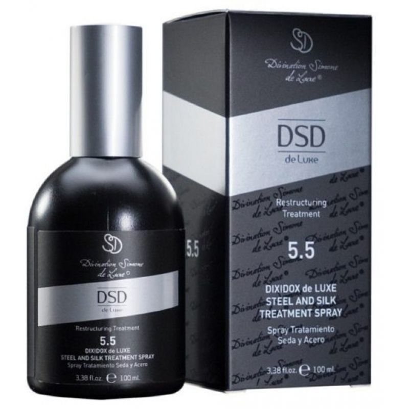 Відновлюючий спрей Сталь і Шовк Диксидокс Де Люкс № 5.5 DSD De Luxe Simone Dixidox de Luxe Steel and Silk Treatment Spray, 100 мл Відновлюючий спрей Сталь і Шовк Диксидокс Де Люкс № 5.5 DSD De Luxe Simone Dixidox de Luxe Steel and Silk Treatment Spray, 100 мл