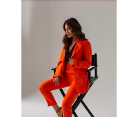 Костюм помаранчевий жакет і штани