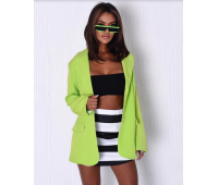 Жакет яскраво салатовий