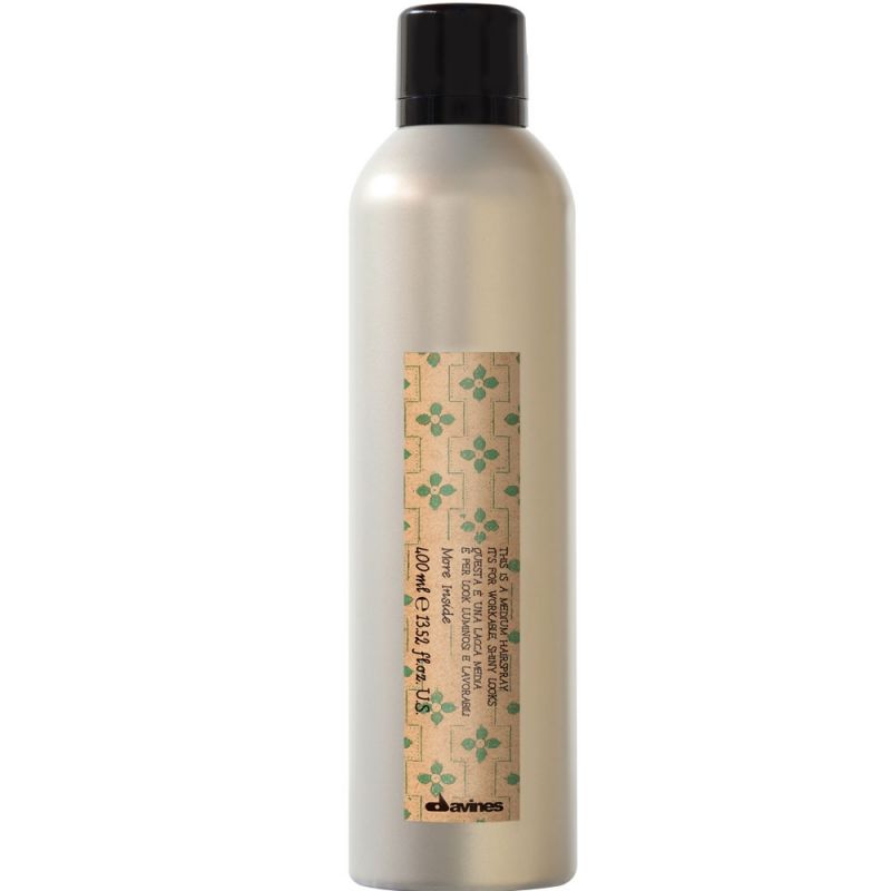Лак середньої фіксації для еластичного глянсового стайлінгу Davines More inside Лак середньої фіксації для еластичного глянсового стайлінгу Davines More inside