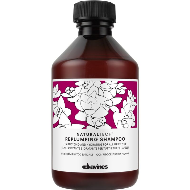 Шампунь для зволоження та еластичності волосся Davines Replumping Шампунь для зволоження та еластичності волосся Davines Replumping