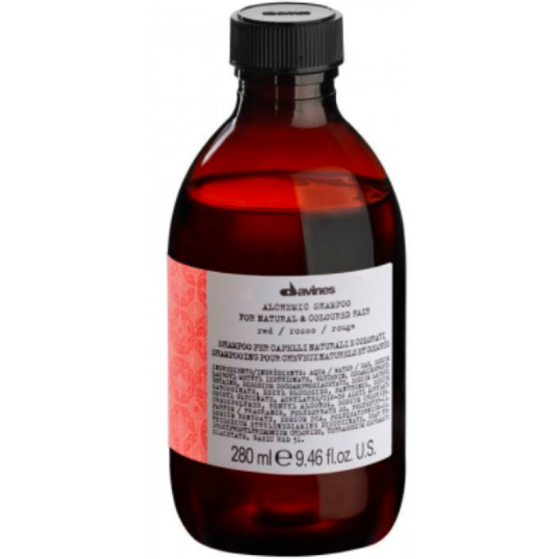 Шампунь Алхімік Червоний Davines Alchemic Shampoo Red For Natural And Coloured Hair, 280 мл Шампунь Алхімік Червоний Davines Alchemic Shampoo Red For Natural And Coloured Hair, 280 мл