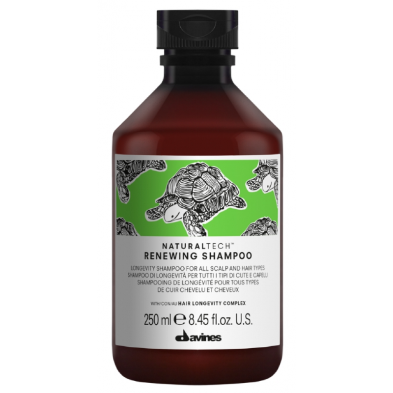 Відновлюючий шампунь проти старіння шкіри голови та волосся Davines Natural Tech Renewing Shampoo, 250 мл Відновлюючий шампунь проти старіння шкіри голови та волосся Davines Natural Tech Renewing Shampoo, 250 мл