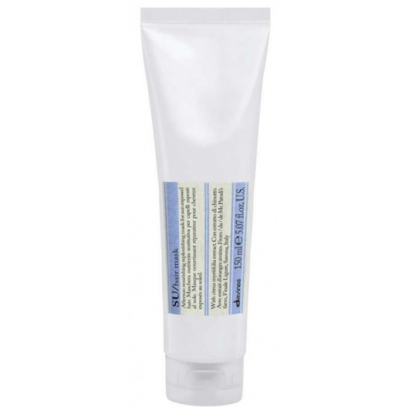 Поживна маска, що відновлює, після сонця Davines для волосся SU Hair Mask, 150 мл Поживна маска, що відновлює, після сонця Davines для волосся SU Hair Mask, 150 мл