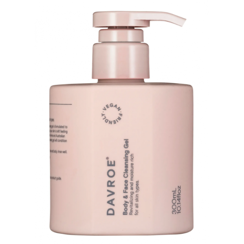 Очищуючий гель для обличчя та тіла DAVROE Body Face Cleansing Gel 300 мл Очищуючий гель для обличчя та тіла DAVROE Body Face Cleansing Gel 300 мл