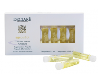Концентрат в ампулах з ефектом омолоджування Кліткове дихання Declare Cellular Action Ampoule, 7 шт по 2,5 мл
