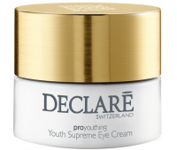 Крем від перших ознак старіння для шкіри навколо очей Declare Pro Youthing Youth Supreme Eye Cream 18+, 15 мл Крем від перших ознак старіння для шкіри навколо очей Declare Pro Youthing Youth Supreme Eye Cream 18+, 15 мл