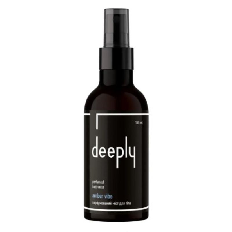 DEEPLY Парфумований міст для тіла Amber Vibe Perfumed Body Mist, 150 мл DEEPLY Парфумований міст для тіла Amber Vibe Perfumed Body Mist, 150 мл
