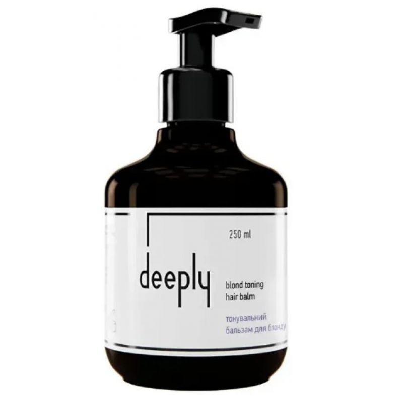 Тонувальний бальзам для блонду Deeply Blond Toning Hair Balm 250 мл Тонувальний бальзам для блонду Deeply Blond Toning Hair Balm 250 мл