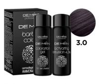 Камуфляж волосся і бороди 3/0 Темний шатен Demira Barber Color Ammonia-Free