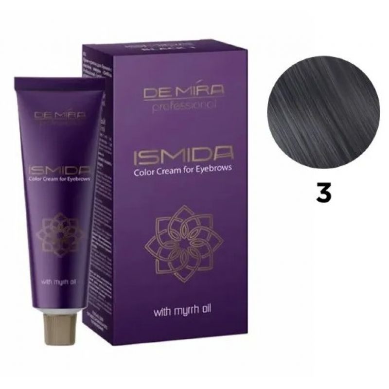 Крем-фарба для брів Графіт Demira Ismida Крем-фарба для брів Графіт Demira Ismida