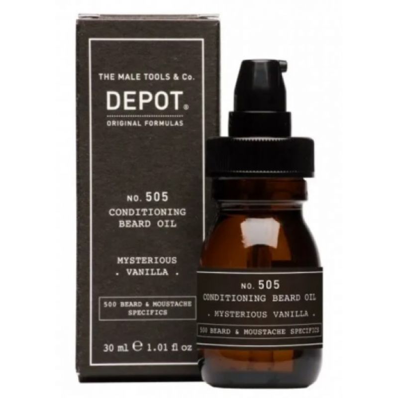 Олія для бороди кондиціонувальна Містична ваніль Depot 505 Beard Oil Mysterious Vanilla 30 мл Олія для бороди кондиціонувальна Містична ваніль Depot 505 Beard Oil Mysterious Vanilla 30 мл