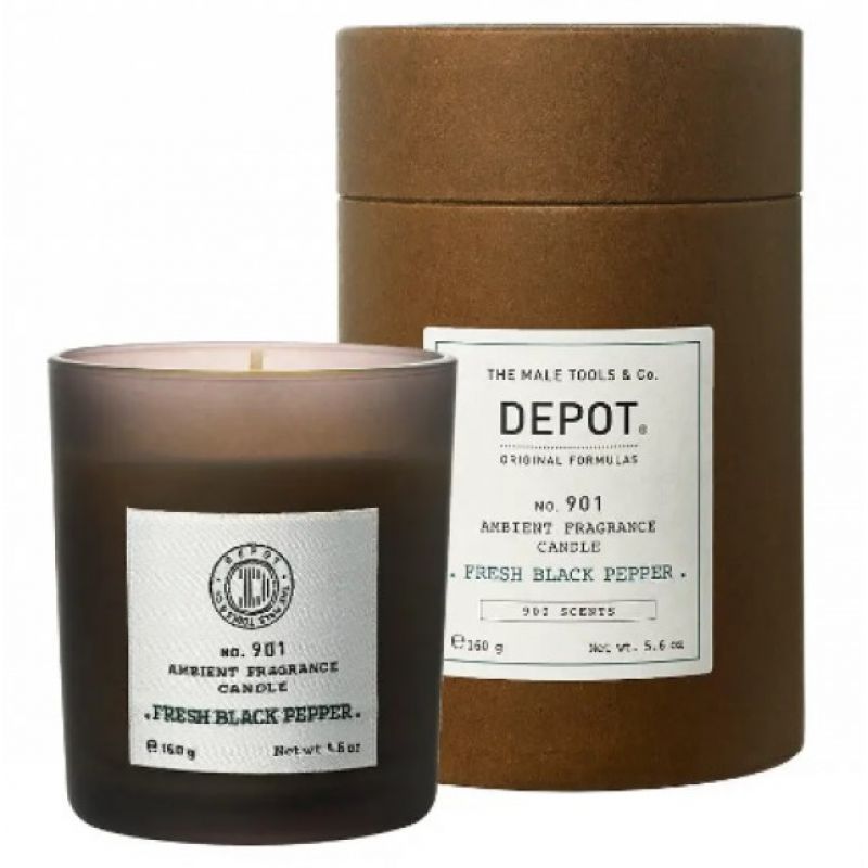 Свічка ароматизована Свіжий чорний перець Depot 901 Ambient Fragrance Candle Fresh Black Pepper 160 г Свічка ароматизована Свіжий чорний перець Depot 901 Ambient Fragrance Candle Fresh Black Pepper 160 г