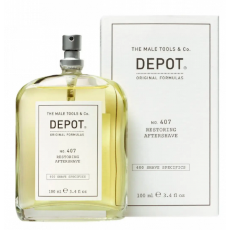 Відновлюючий лосьйон після гоління Depot 407 Restoring Aftershave 100 мл Відновлюючий лосьйон після гоління Depot 407 Restoring Aftershave 100 мл