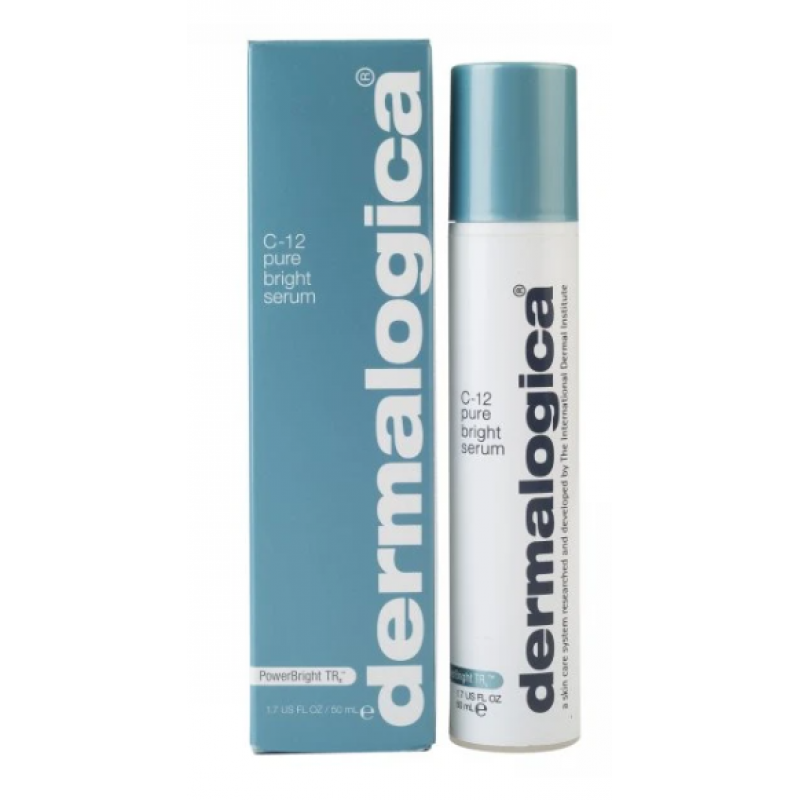 Освітлюючий серум для рівного тону та сяйва шкіри Dermalogica C-12 pure bright serum, 50 мл Освітлюючий серум для рівного тону та сяйва шкіри Dermalogica C-12 pure bright serum, 50 мл