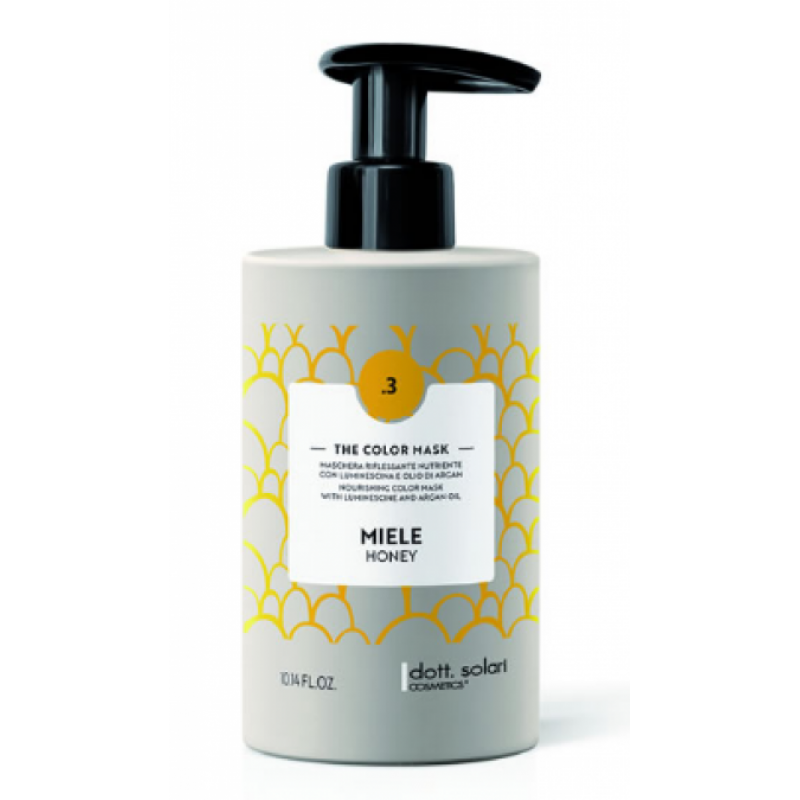 Dott. Solari The Color Honey Mask .3 Тонуюча маска Мед 300 мл Dott. Solari The Color Honey Mask .3 Тонуюча маска Мед 300 мл