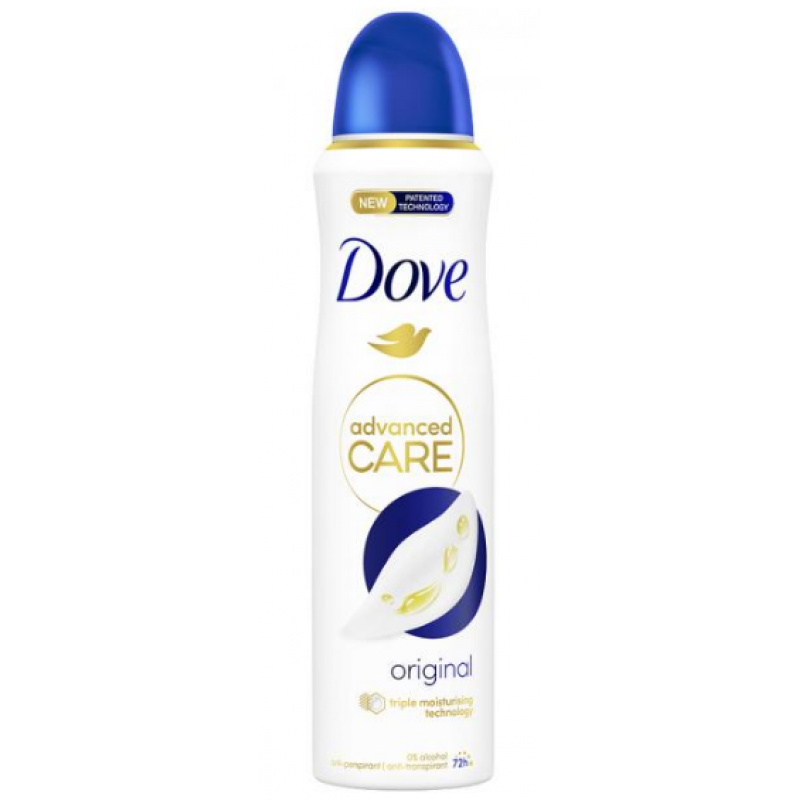 DOVE Антиперспірант аерозоль Оригінал, 150 мл DOVE Антиперспірант аерозоль Оригінал, 150 мл