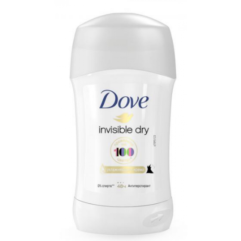 DOVE Антиперспірант-олівець Невидимий 40 мл DOVE Антиперспірант-олівець Невидимий 40 мл