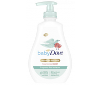 DOVE BABY Гель для душу від маківки до п'яточок зволоження без запаху 400 мл