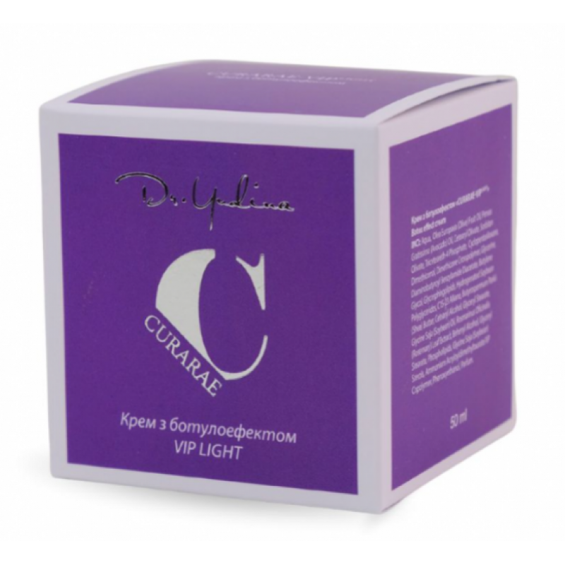 Крем із ботулоефектом живильний захисний Curarae VIP-light Dr. Yudina Крем із ботулоефектом живильний захисний Curarae VIP-light Dr. Yudina