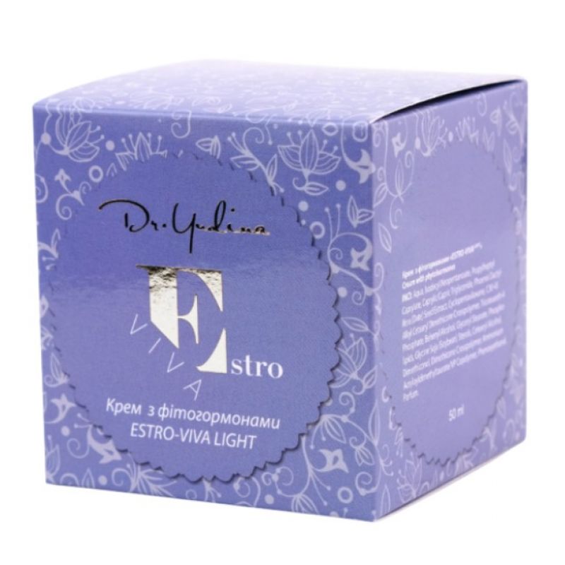 Крем із фітогормонами Estro Viva - light Dr. Yudina 50 мл Крем із фітогормонами Estro Viva - light Dr. Yudina 50 мл