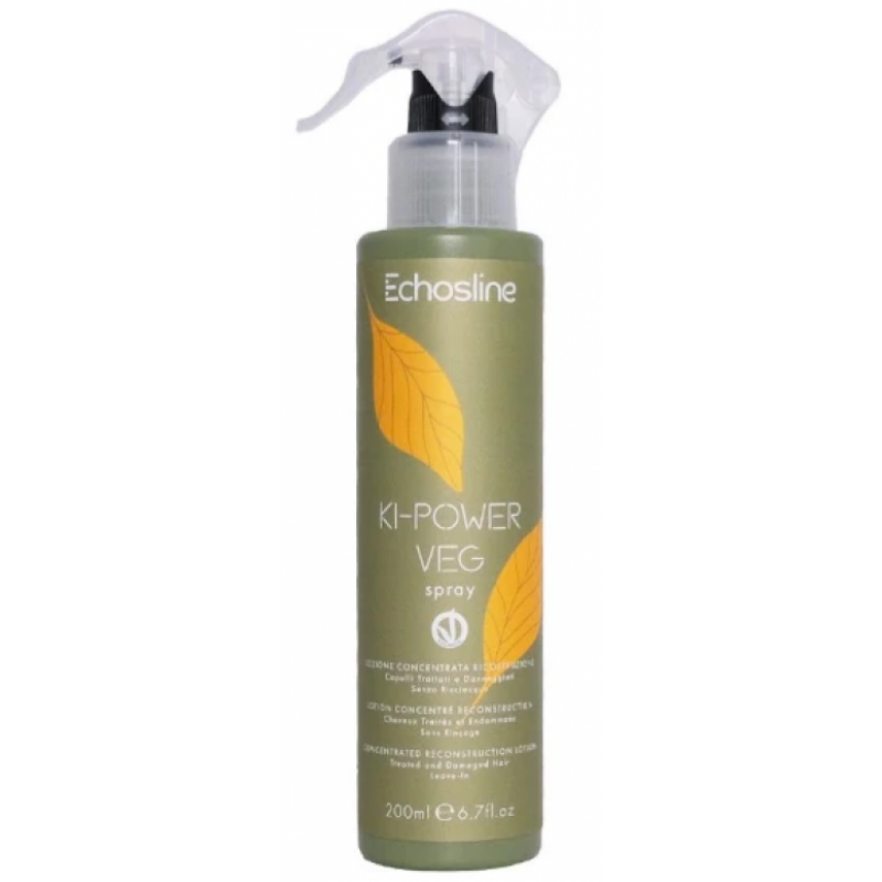 Лосьйон концентрований для реконструкції волосся незмивний - Echosline Ki-Power Veg Spray 200 мл Лосьйон концентрований для реконструкції волосся незмивний - Echosline Ki-Power Veg Spray 200 мл