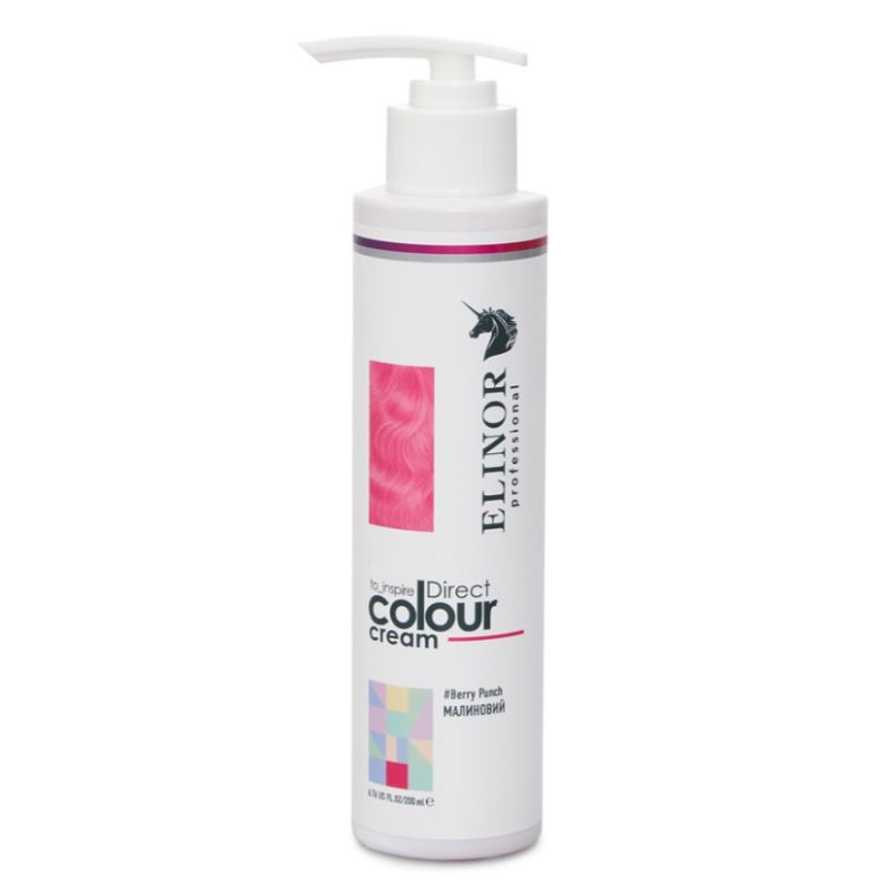 Тонуючий крем Малиновий Elinor Colour Cream Berry Punch 200 мл Тонуючий крем Малиновий Elinor Colour Cream Berry Punch 200 мл