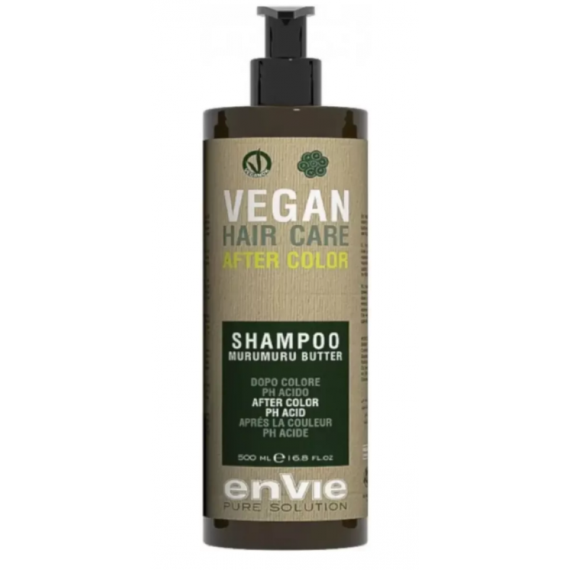 Шампунь для фарбованого волосся Envie Vegan Hair Care After Color Shampoo, 500 мл Шампунь для фарбованого волосся Envie Vegan Hair Care After Color Shampoo, 500 мл