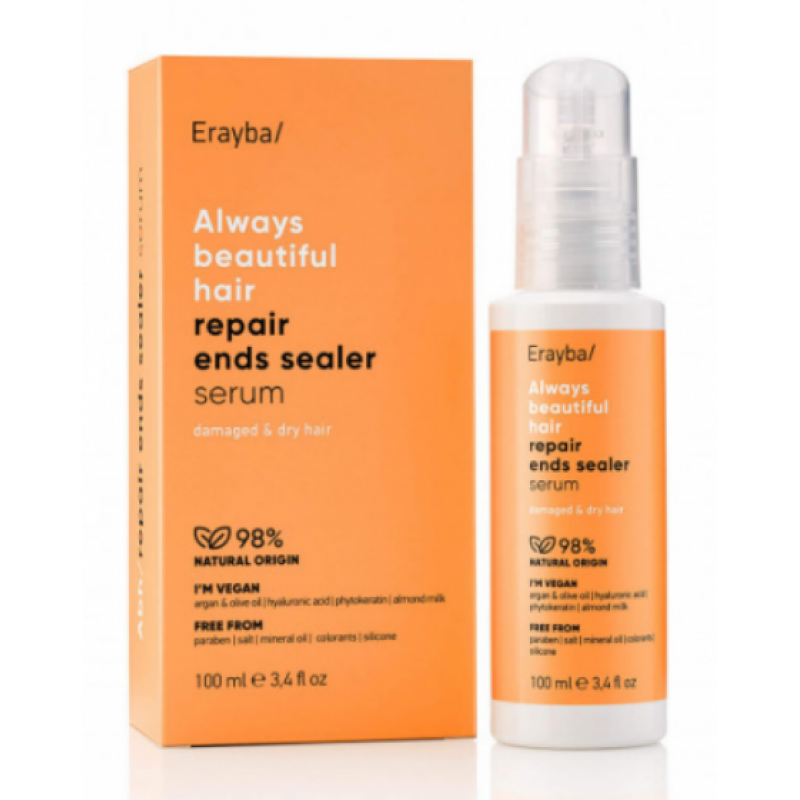 Відновлююча сироватка для волосся - Erayba Always Beautiful Hair Repair Ends Sealer 100 мл Відновлююча сироватка для волосся - Erayba Always Beautiful Hair Repair Ends Sealer 100 мл