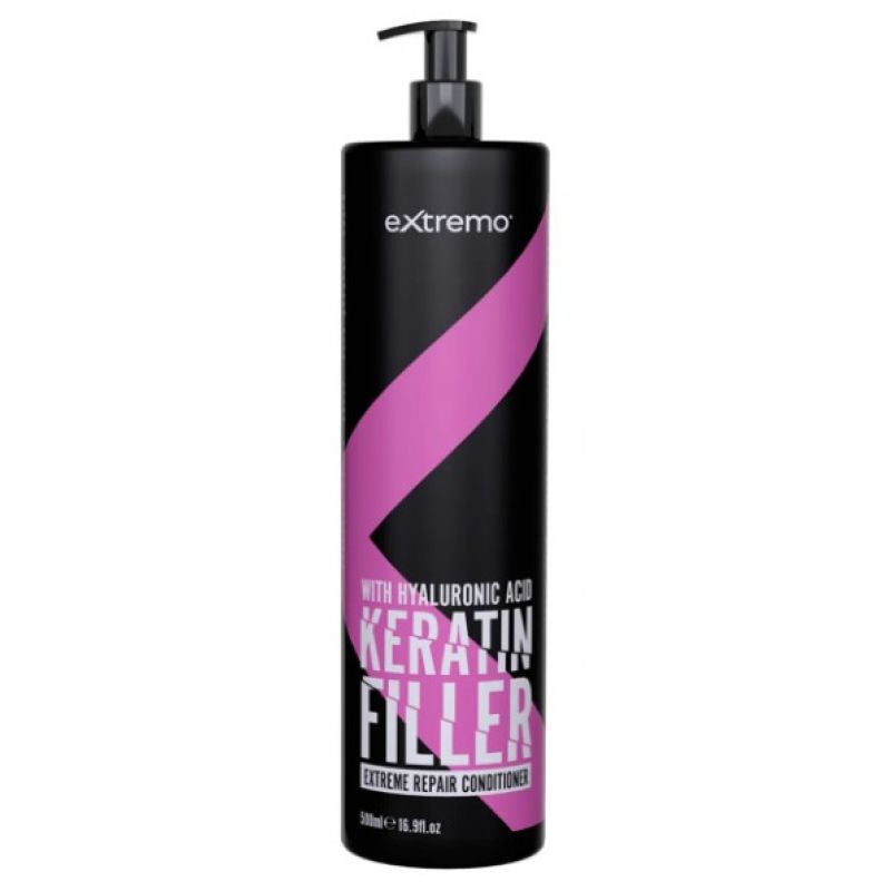 Кондиціонер для відновлення волосся з кератином Extremo Keratin Filler Repair Conditioner 500 мл Кондиціонер для відновлення волосся з кератином Extremo Keratin Filler Repair Conditioner 500 мл
