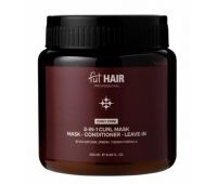 Живильна комбі-маска 3-в-1 для кучерявого волосся Fut HAIR professional Curly Code leave-in