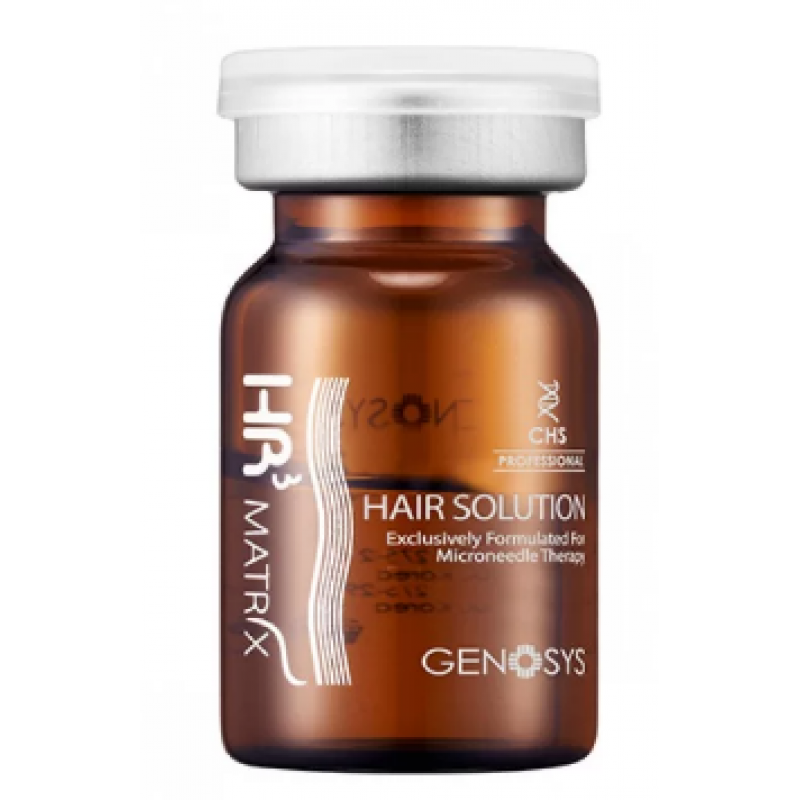 Сироватка від випадіння та для стимуляції росту волосся Genosys HR3 Matrix Clinical Hair Solution (CHS), 8 шт по 5 мл Сироватка від випадіння та для стимуляції росту волосся Genosys HR3 Matrix Clinical Hair Solution (CHS), 8 шт по 5 мл