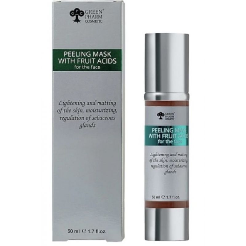 Маска-пілінг із фруктовими кислотами Green Pharm Cosmetic Fase Mask Маска-пілінг із фруктовими кислотами Green Pharm Cosmetic Fase Mask