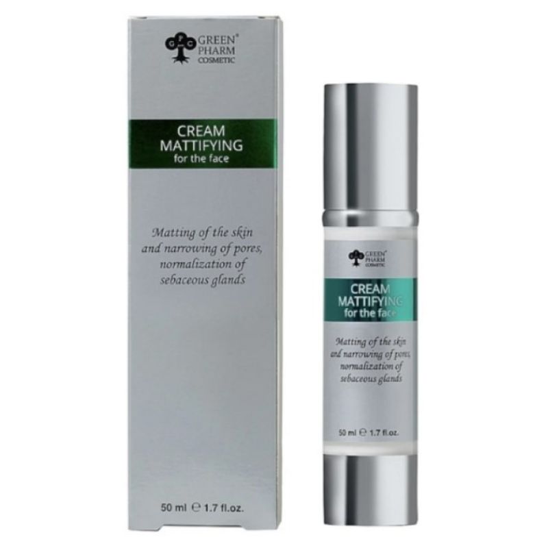 Крем для обличчя з матуючим ефектом SPF50 Green Pharm Cosmetic 50 мл Крем для обличчя з матуючим ефектом SPF50 Green Pharm Cosmetic 50 мл