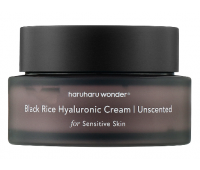 Гіалуроновий крем з Чорним Рисом без запаху Haruharu Wonder Black Rice Hyaluronic Cream Unscented 50 мл