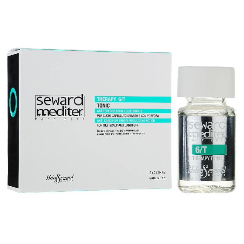 Себонормалізуючий тонік для волосся Helen Seward Therapy 6/Т Tonic, 12 шт по 10 мл Себонормалізуючий тонік для волосся Helen Seward Therapy 6/Т Tonic, 12 шт по 10 мл