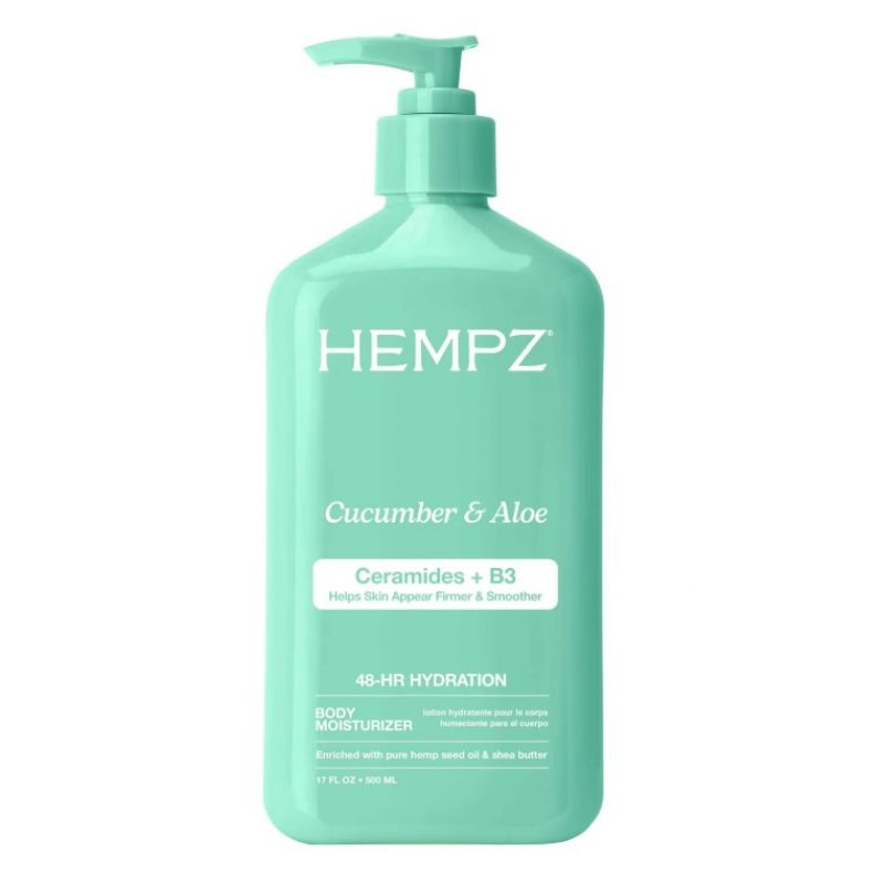 Молочко для тіла "Огірок, алое, цераміди + В3" Hempz Cucumber & Aloe Herbal Body Moisturizer 500 мл Молочко для тіла "Огірок, алое, цераміди + В3" Hempz Cucumber & Aloe Herbal Body Moisturizer 500 мл