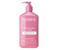 Зволожуюче молочко для тіла «Солодкий жасмин-Роза» з колагеном Hempz Sweet Jasmine & Rose Herbal Body Moisturizer 500 мл